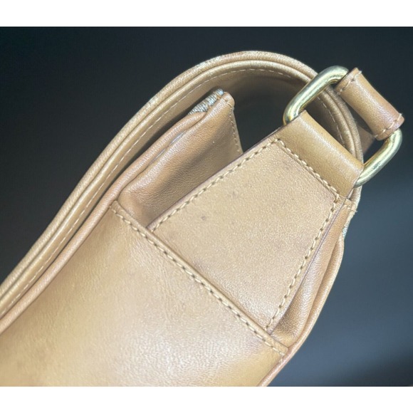 CELINE Macadam Crossbody Bag Shoulder Bag Beige/Brown PVC Leather Pre-owned‎ - Picture 9 of 10